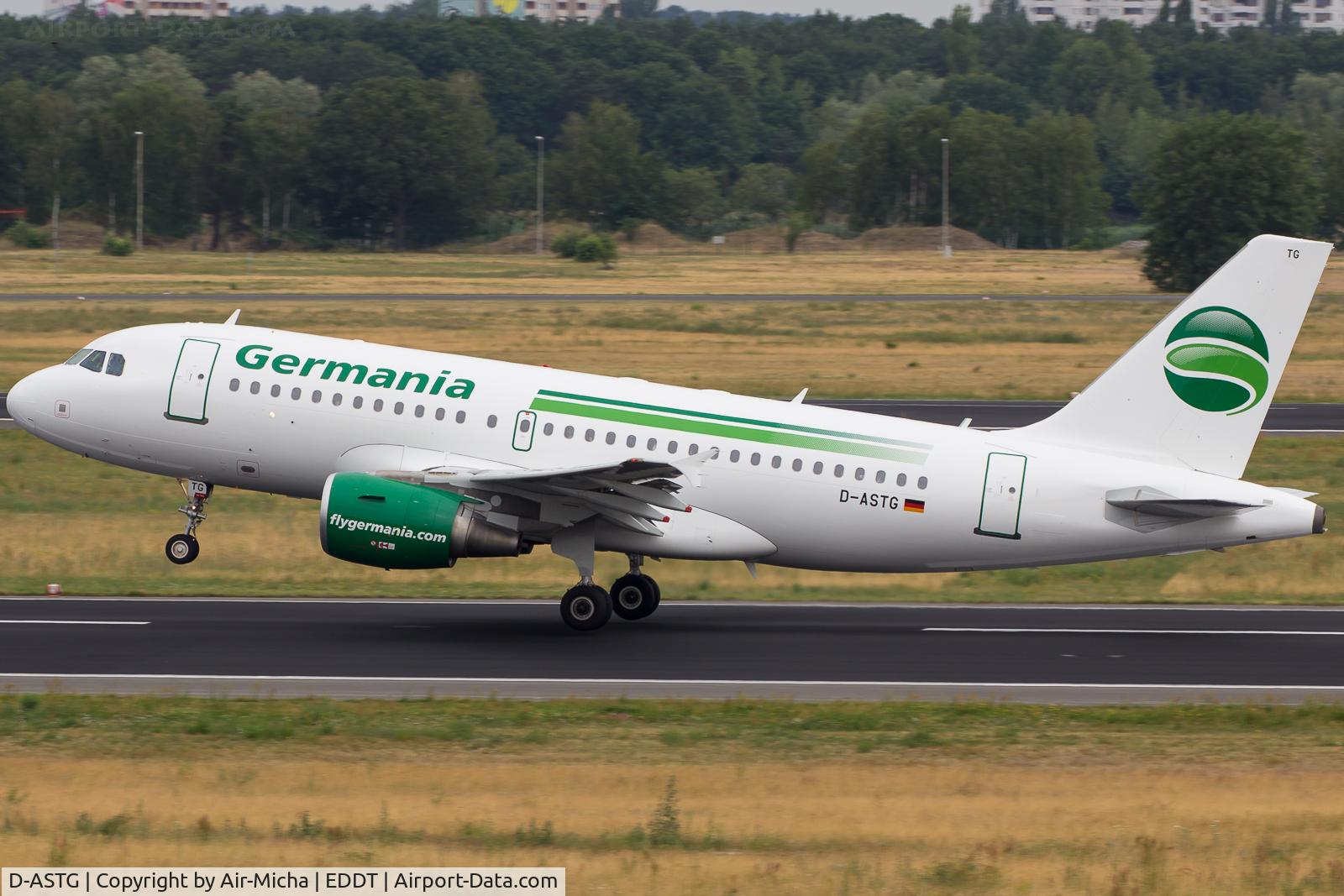 D-ASTG, 2009 Airbus A319-112 C/N 3892, Germania