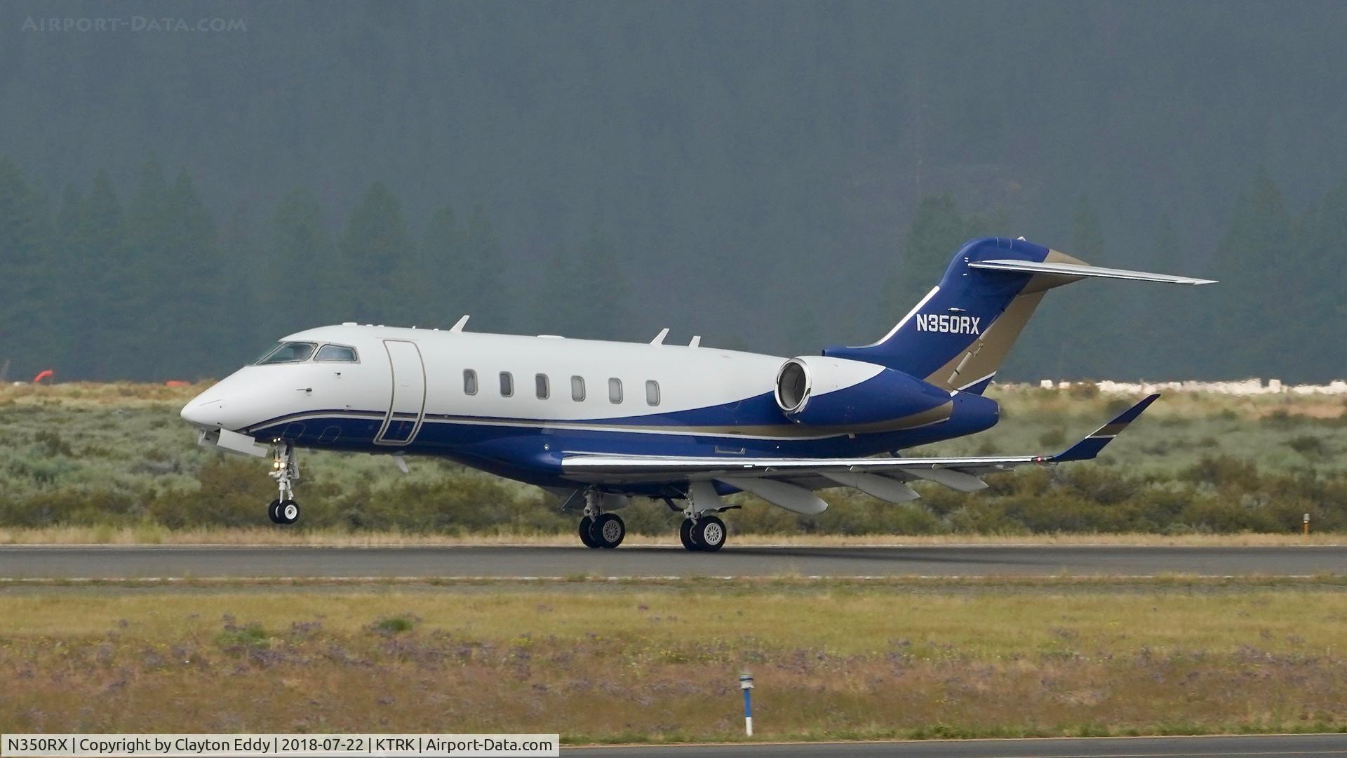 N350RX, 2015 Bombardier BD-100-1A10 C/N 20582, Truckee Airport California 2018.