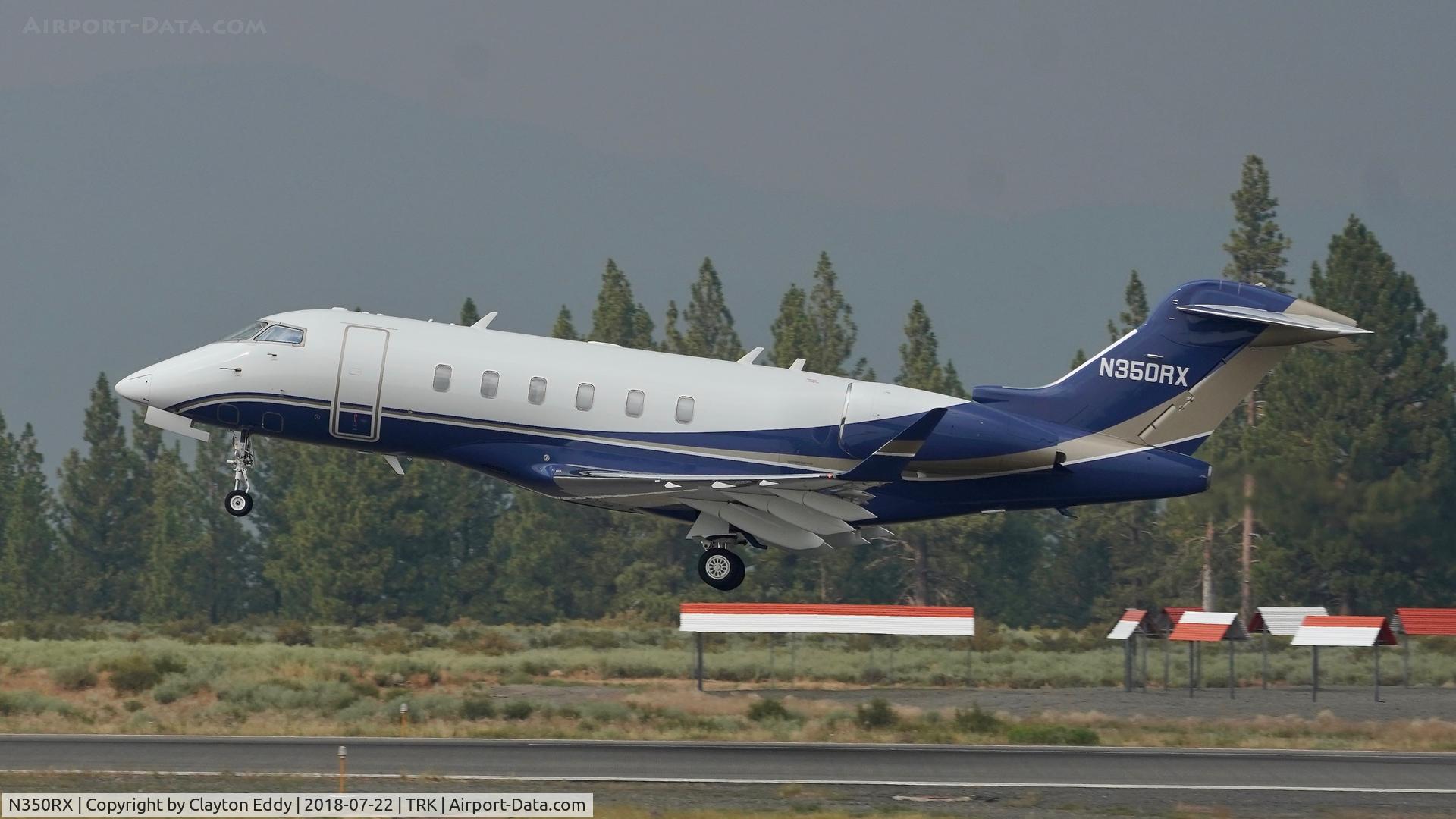N350RX, 2015 Bombardier BD-100-1A10 C/N 20582, Truckee Airport California 2018.