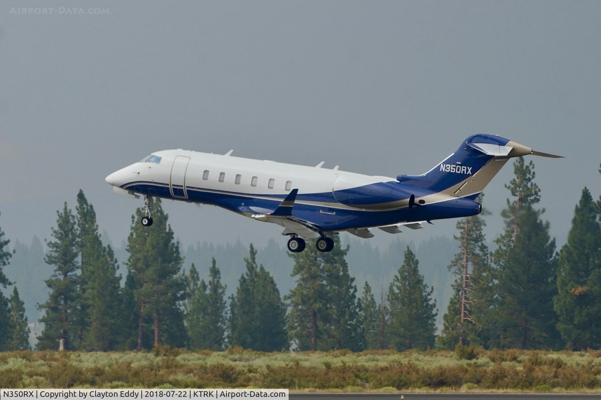 N350RX, 2015 Bombardier BD-100-1A10 C/N 20582, Truckee Airport California 2018.