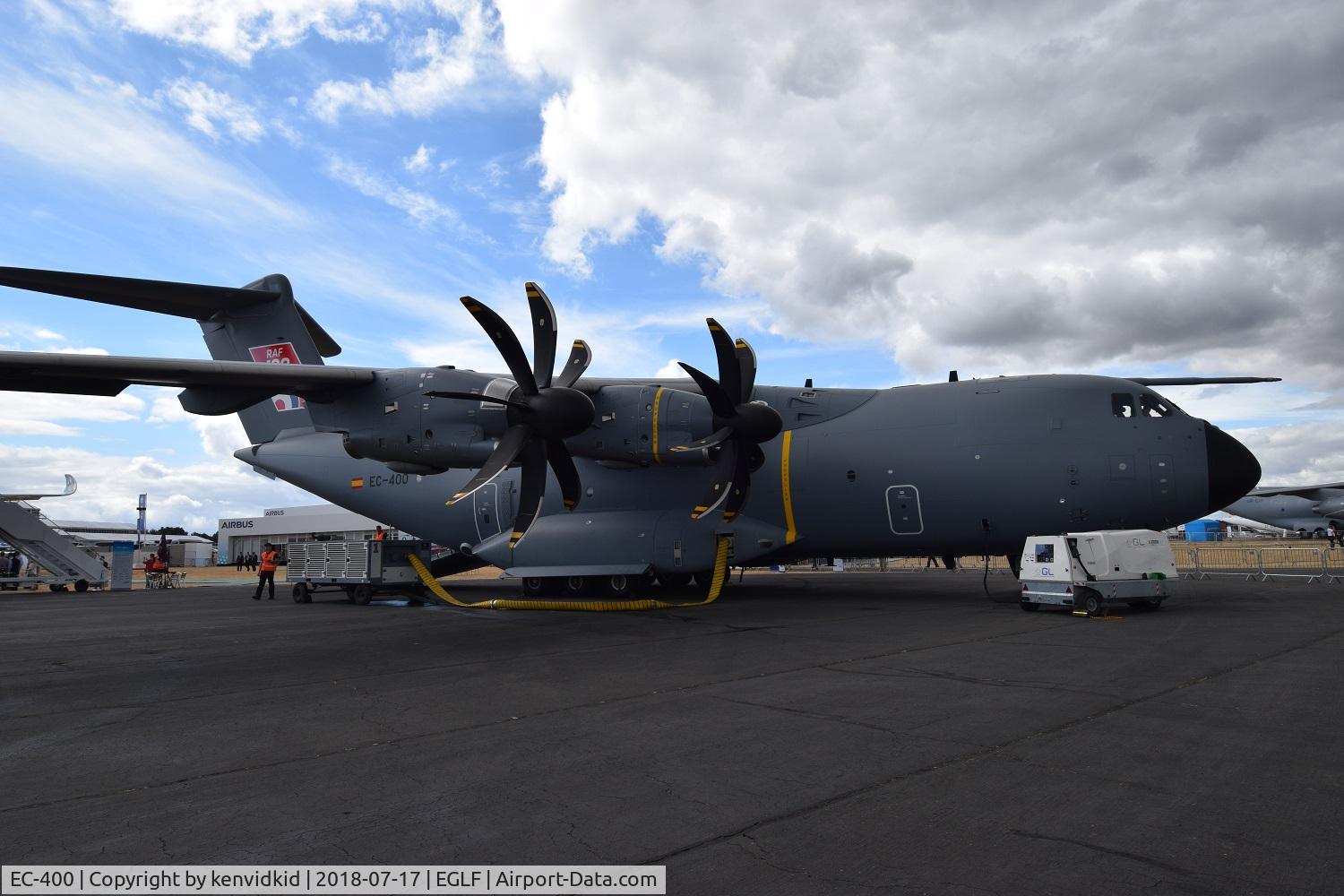 EC-400, 2015 Airbus A400M Atlas C/N 022, On static display at FIA 2018.