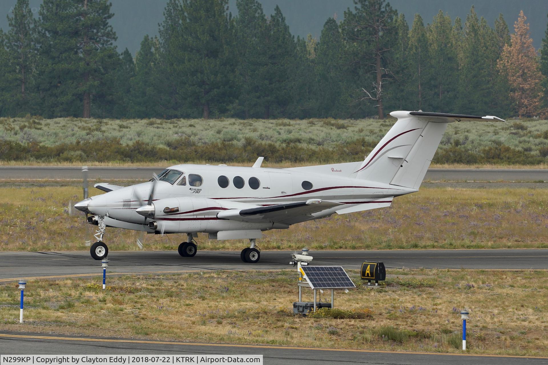 N299KP, 1984 Beech F90 King Air C/N LA-218, Truckee Airport California 2018.