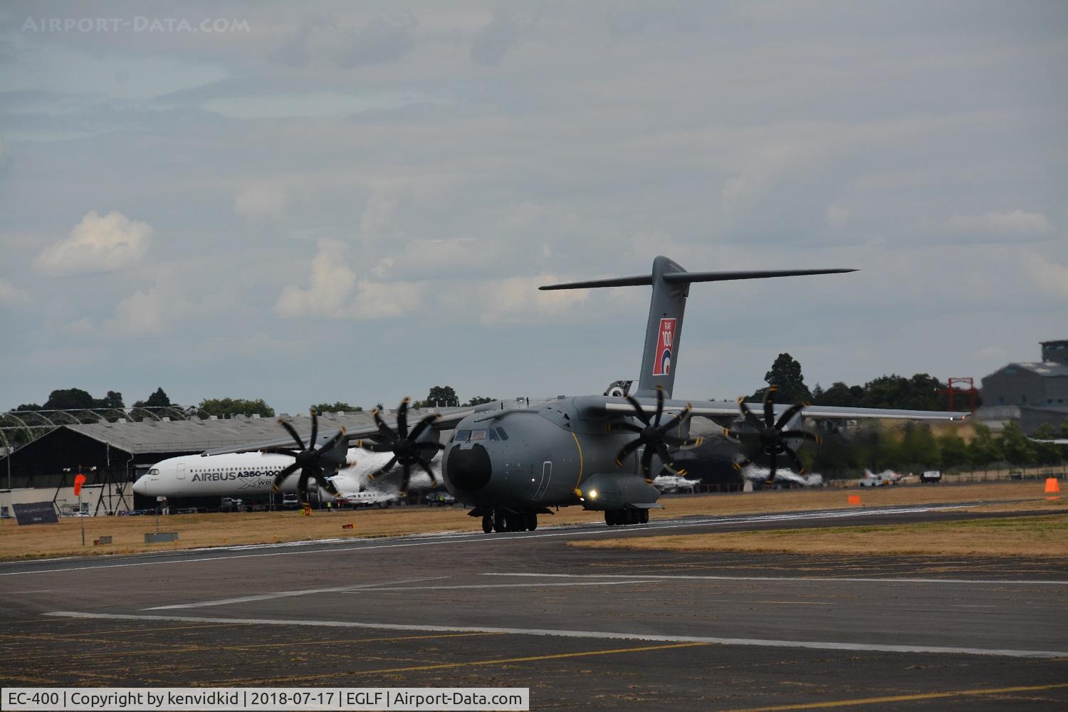 EC-400, 2015 Airbus A400M Atlas C/N 022, Displaying at FIA 2018.