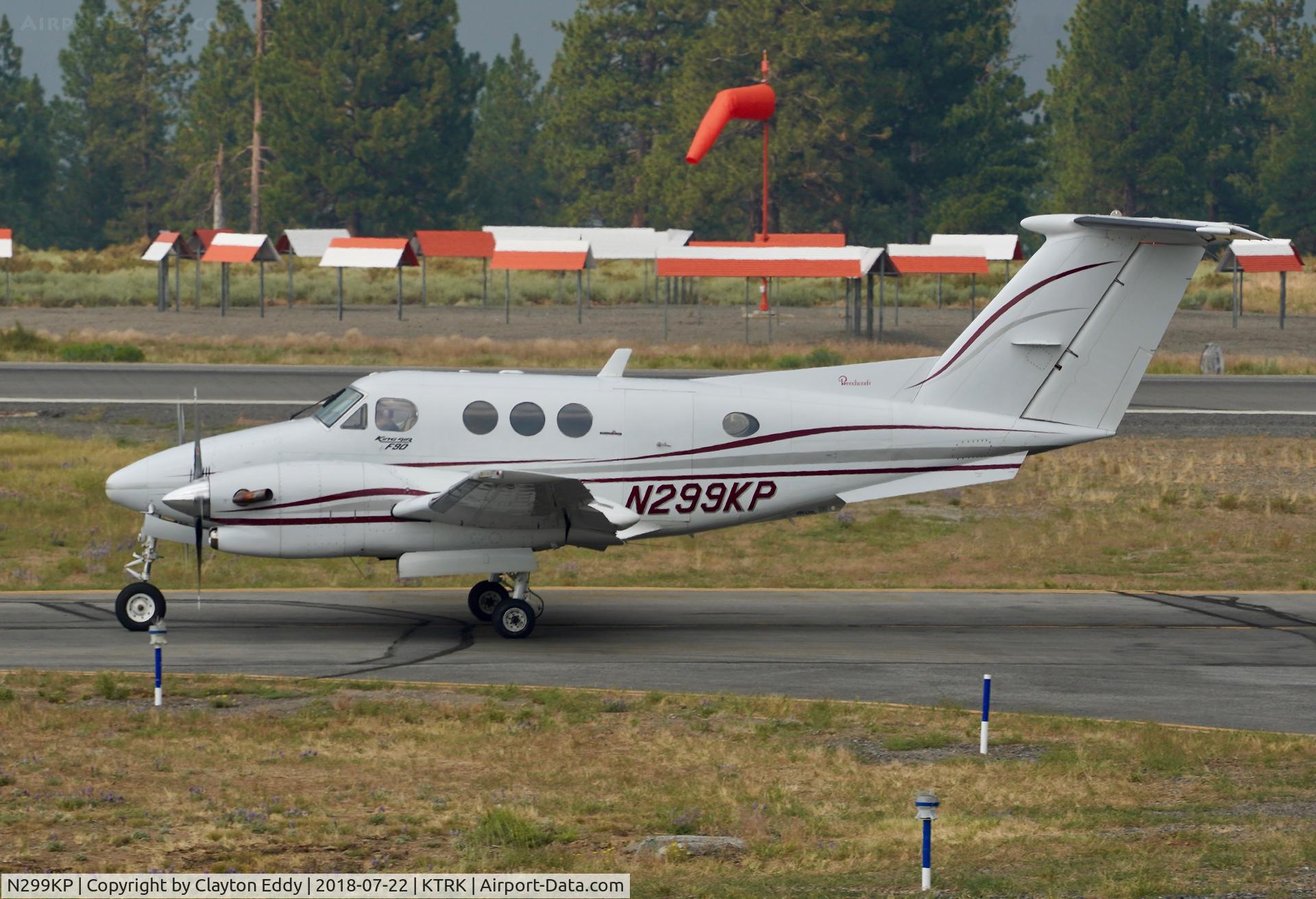 N299KP, 1984 Beech F90 King Air C/N LA-218, Truckee Airport California 2018.
