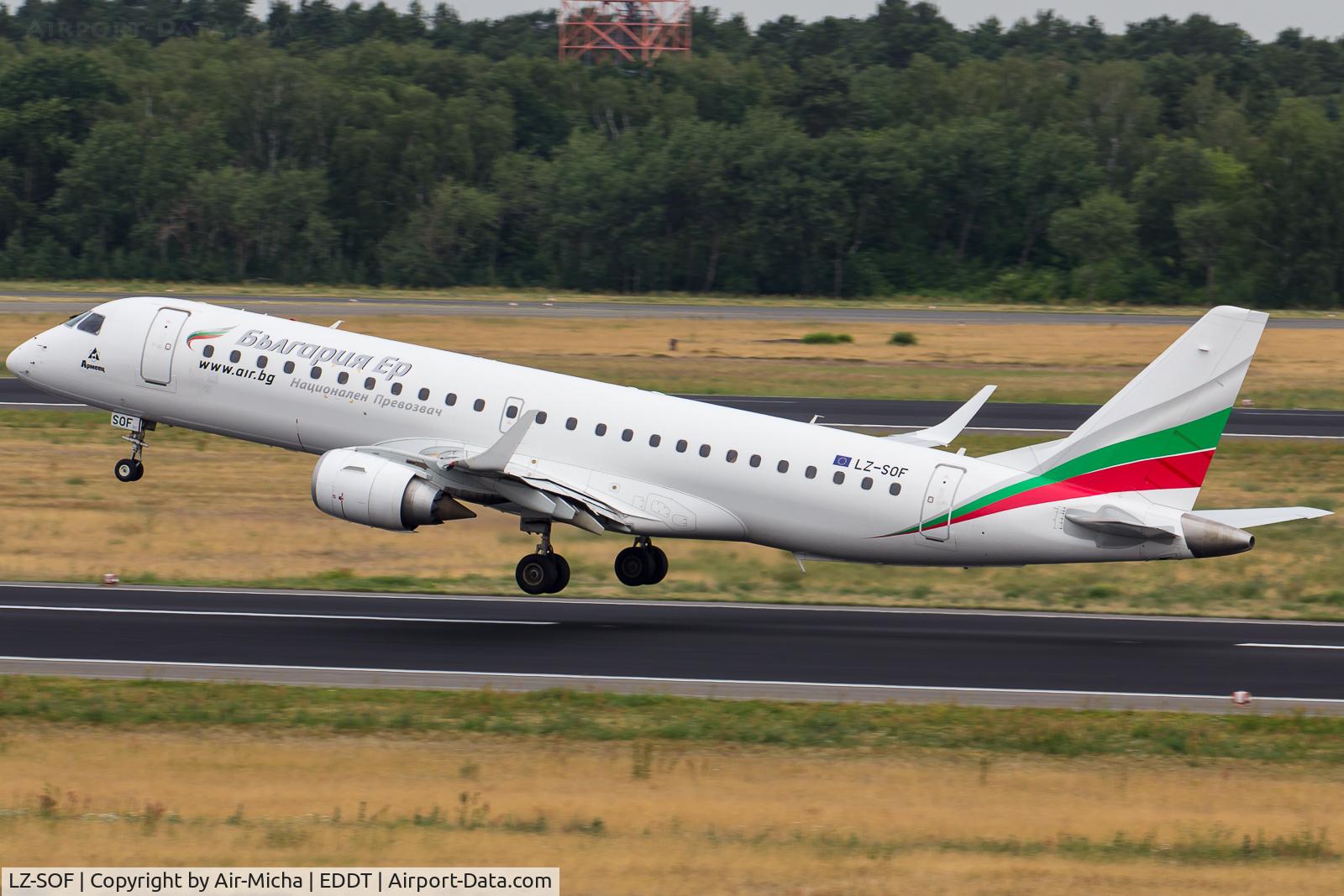 LZ-SOF, 2012 Embraer 190AR (ERJ-190-100IGW) C/N 19000492, Bulgarian Air