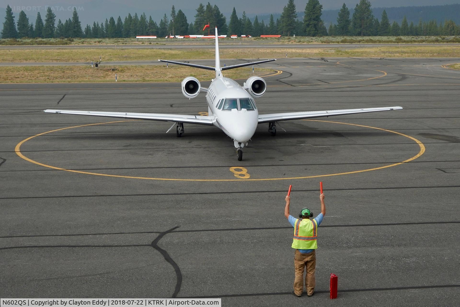 N602QS, 2004 Cessna 560XL Citation XLS C/N 560-5518, Truckee Airport California 2018.