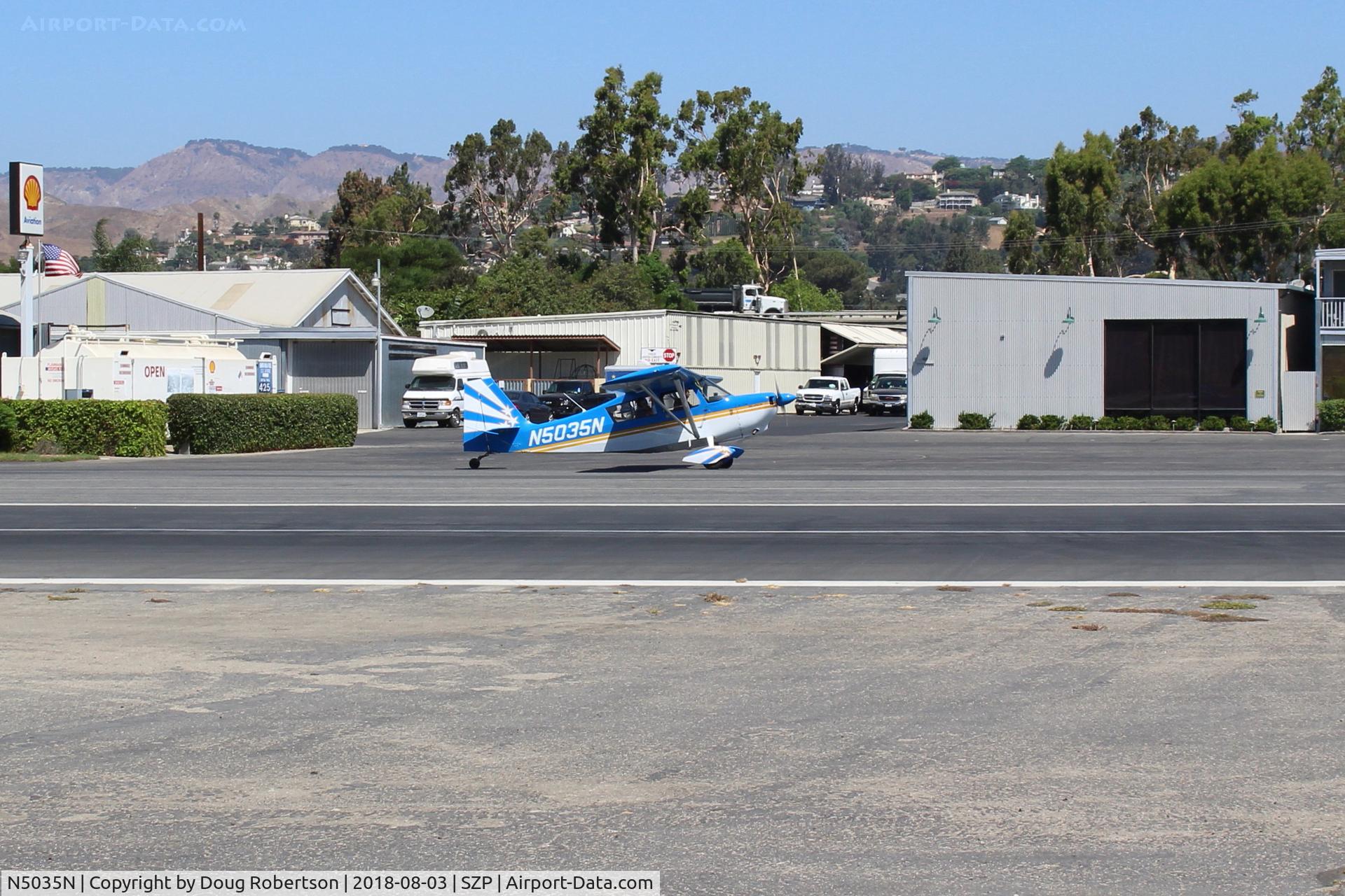N5035N, 1978 Bellanca 8KCAB Decathlon C/N 470-79, 1978 Bellanca 8KCAB DECATHLON, Lycoming AEIO-320 150 Hp, taxi to Rwy 22