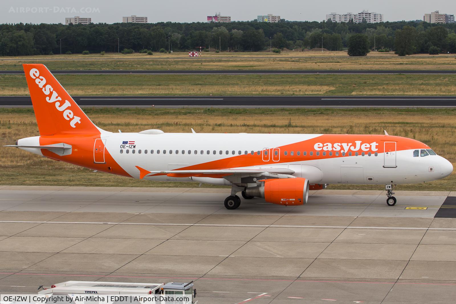 OE-IZW, 2007 Airbus A320-214 C/N 3055, EasyJet Europe