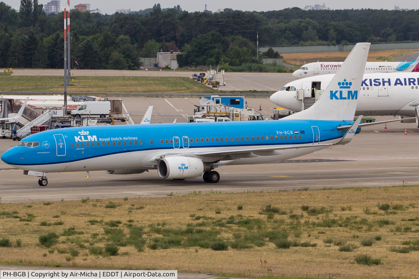 PH-BGB, 2008 Boeing 737-8K2 C/N 37594, KLM Royal Dutch Airlines