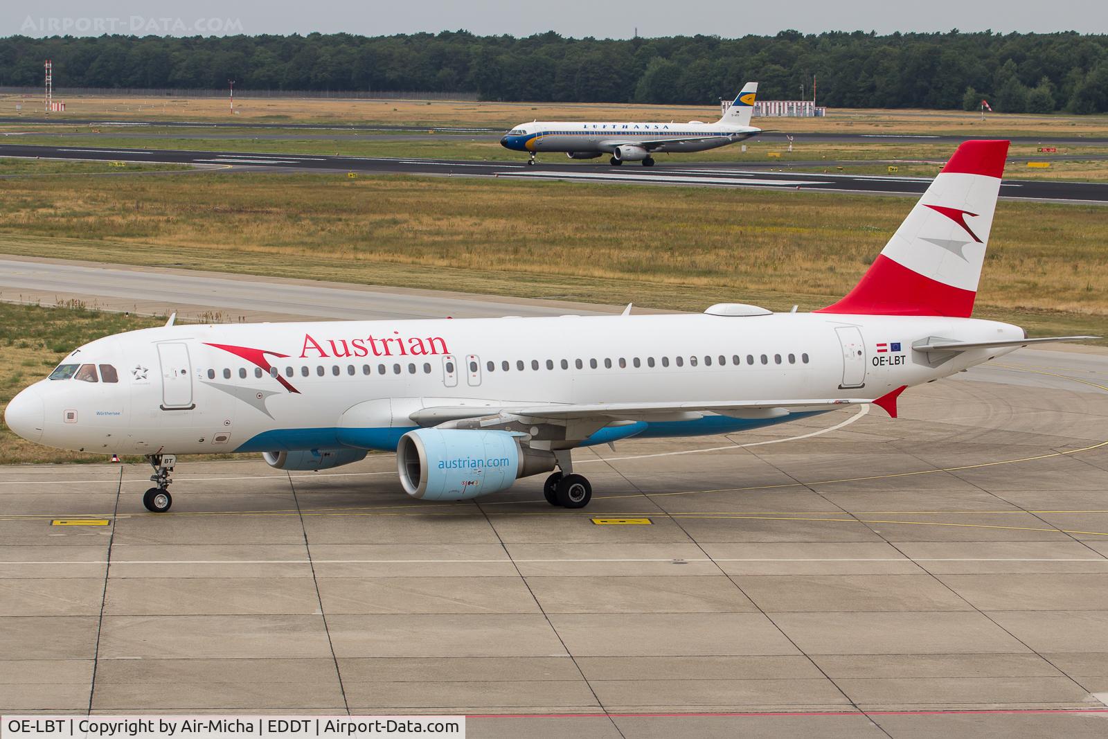 OE-LBT, 2000 Airbus A320-214 C/N 1387, Austrian Airlines