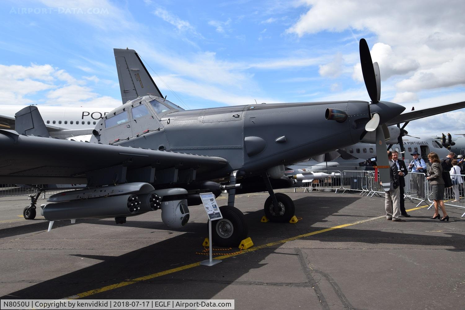 N8050U, 2017 Air Tractor Inc AT-802 C/N 802-4030, On static display at FIA 2018.