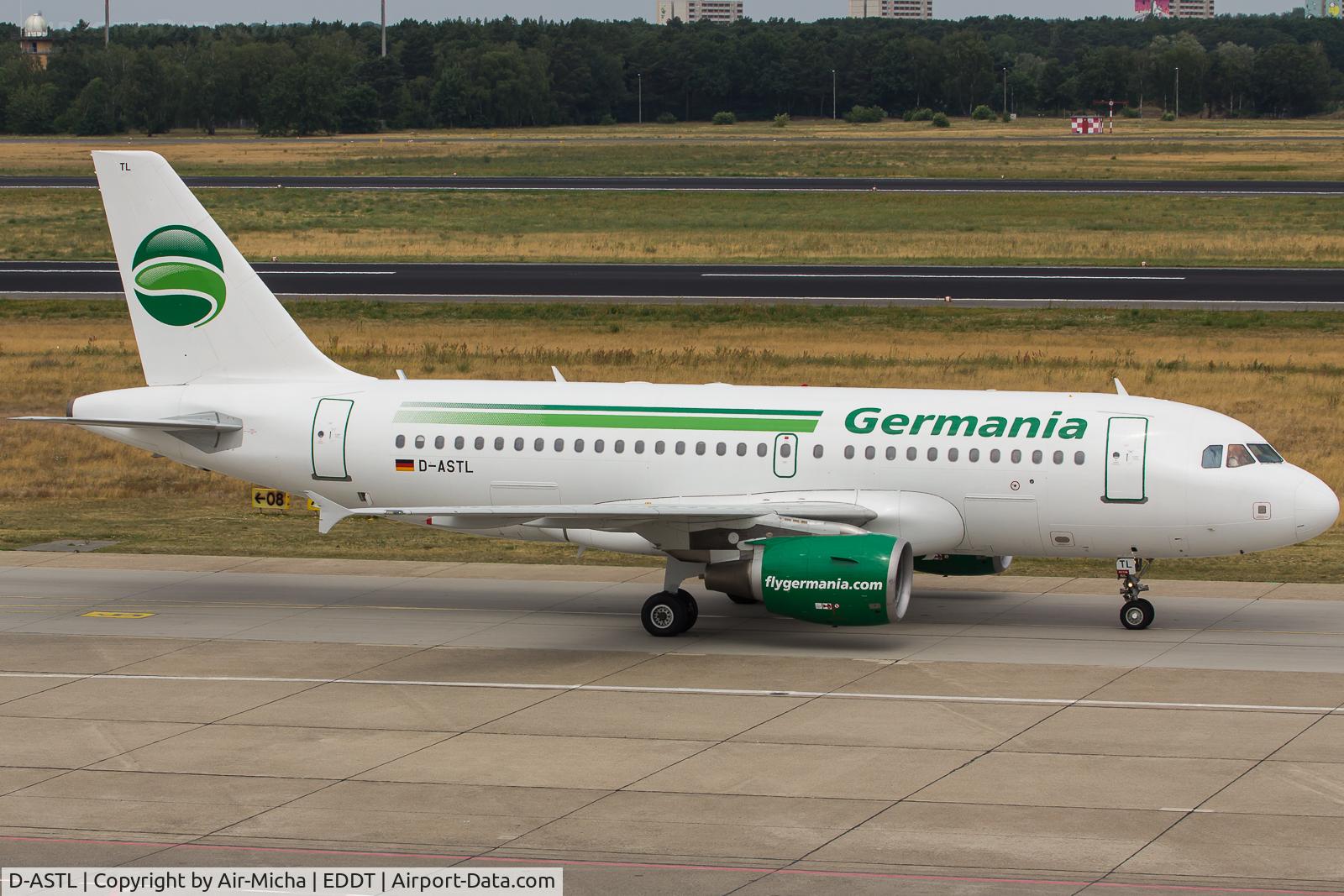 D-ASTL, 2003 Airbus A319-112 C/N 1925, Germania