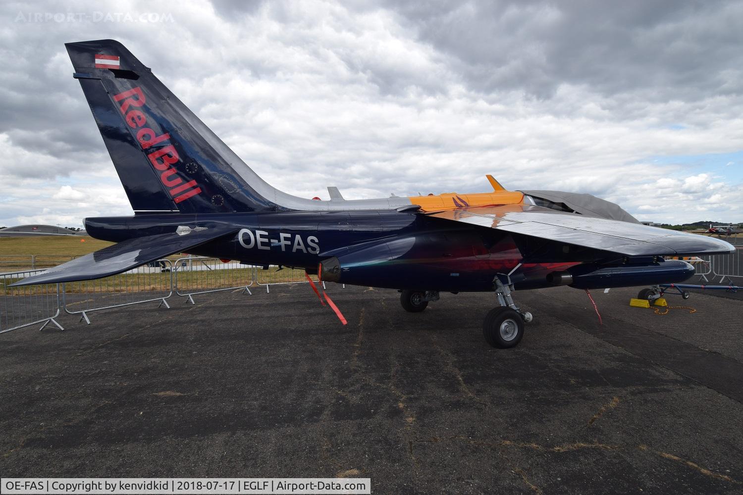 OE-FAS, Dassault-Dornier Alpha Jet A C/N 0090, On static display at FIA 2018.