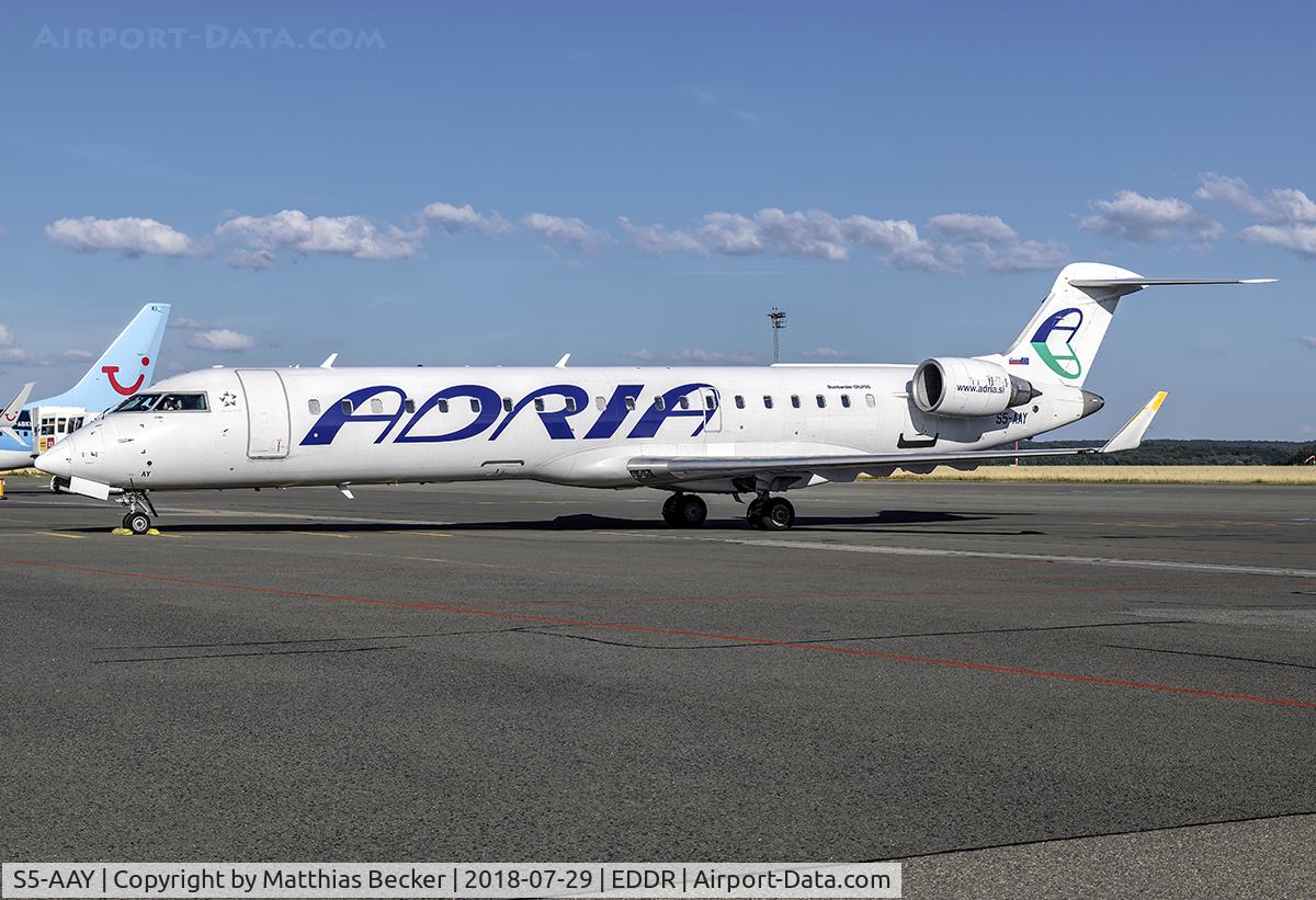 S5-AAY, 2003 Bombardier CRJ-701ER (CL-600-2C10) Regional Jet C/N 10080, S5-AAY
