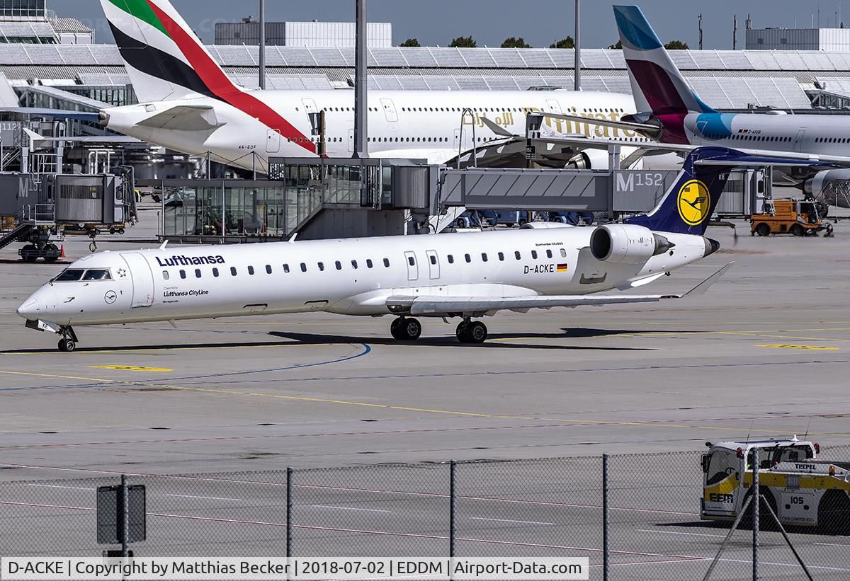 D-ACKE, 2006 Bombardier CRJ-900LR (CL-600-2D24) C/N 15081, D-ACKE