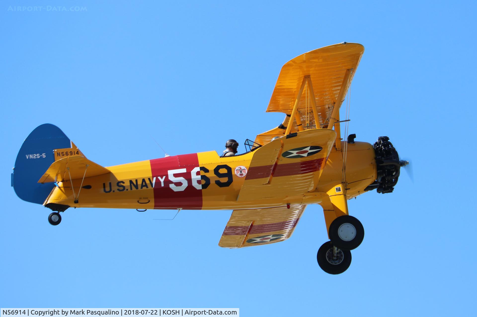N56914, 1942 Boeing A75N1(PT17) C/N 75-2101, Stearman