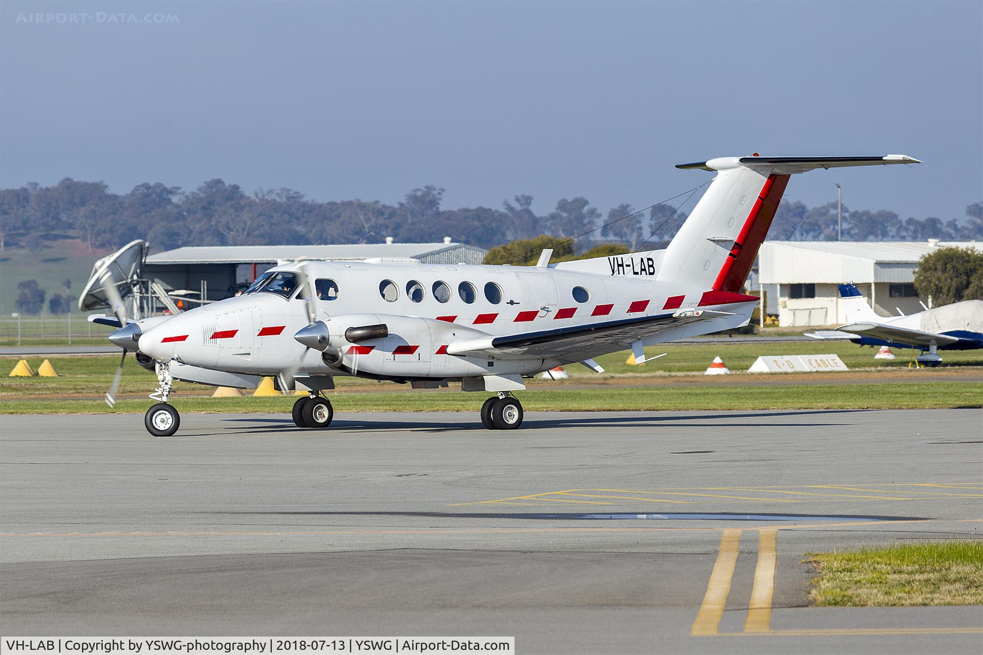 VH-LAB, 1982 Beech B200T King Air C/N BT-23, (VH-LAB) Beechcraft B200T at Wagga Wagga Airport