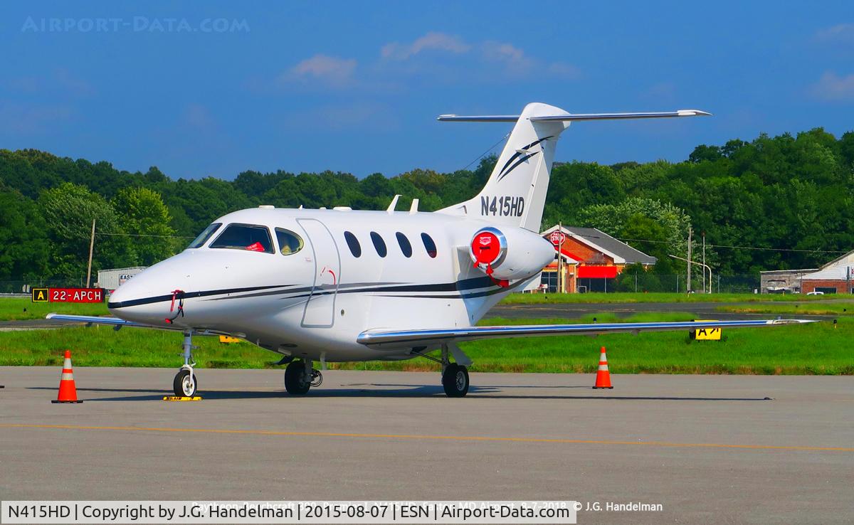 N415HD, Raytheon Beech 390 C/N RB86, At Easton MD