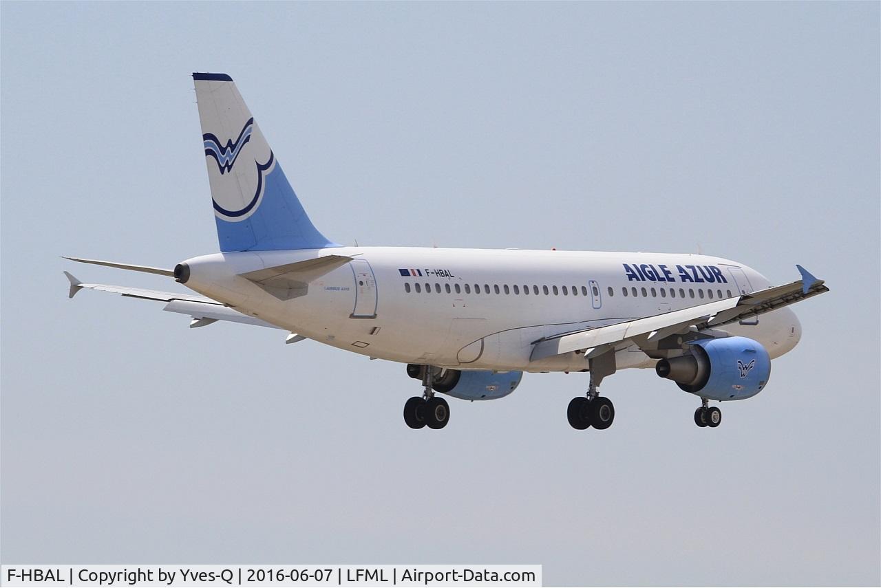 F-HBAL, 2006 Airbus A319-111 C/N 2870, Airbus A319-111, On final Rwy 31R, Marseille-Provence Airport (LFML-MRS)