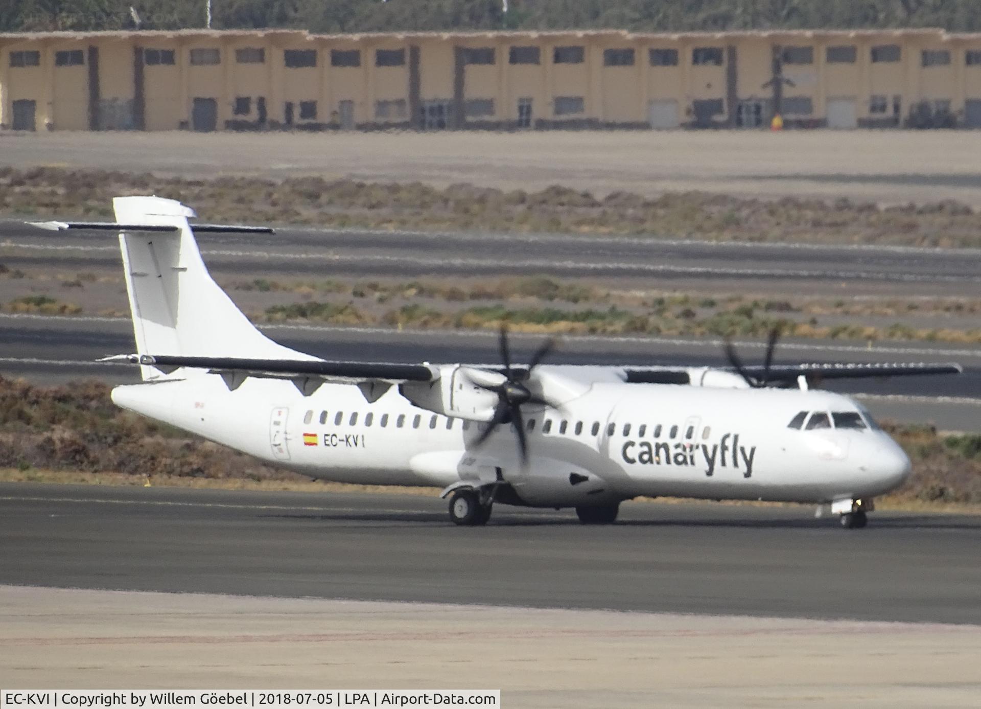 EC-KVI, 2008 ATR 72-212A C/N 824, Taxi to runway of LPA