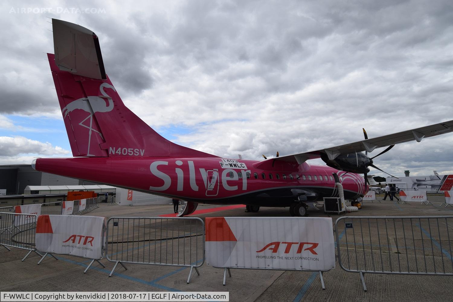 F-WWLC, 2018 ATR 42-600 C/N 1403, On static display at FIA 2018.