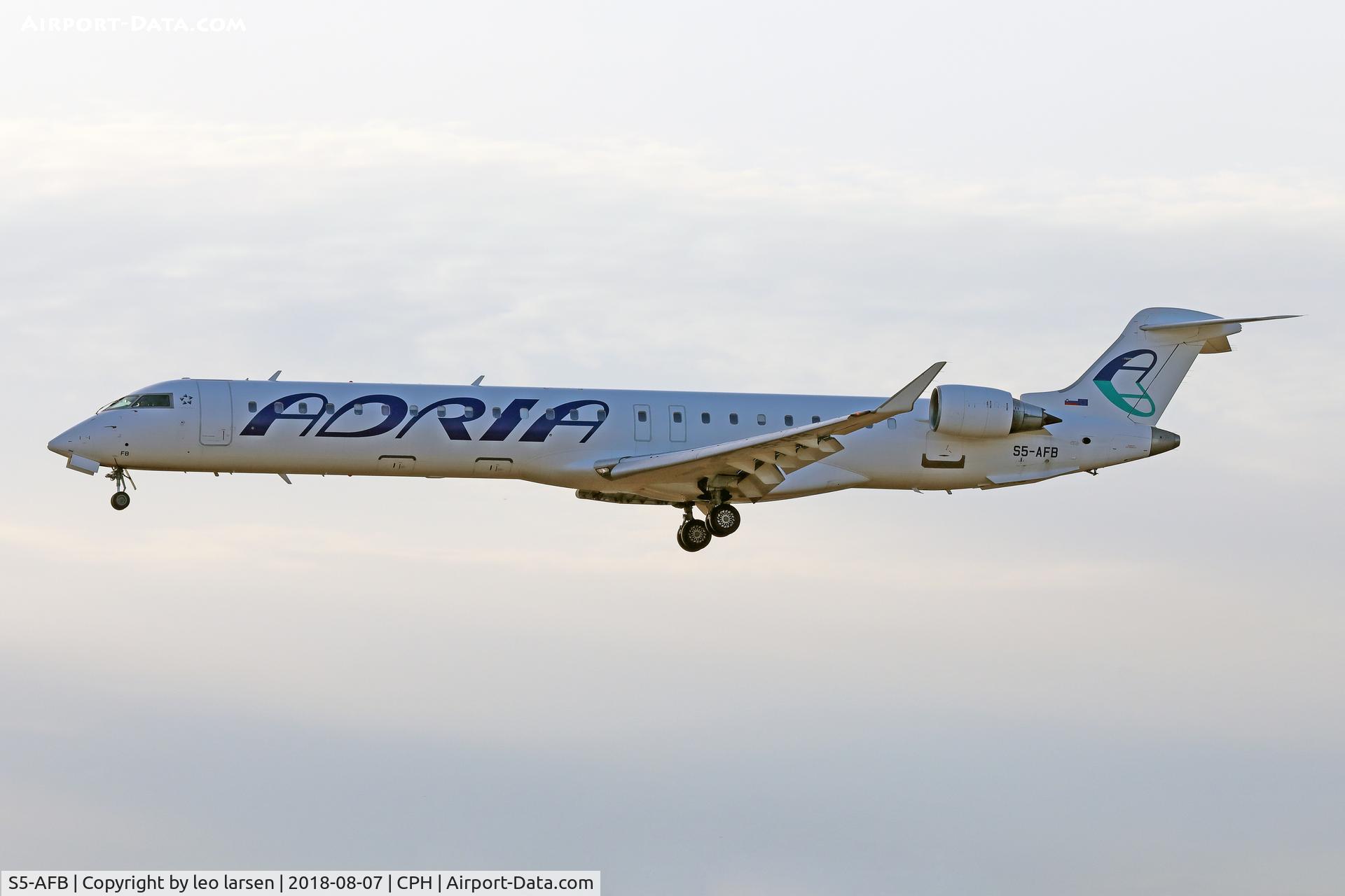 S5-AFB, 2006 Bombardier CRJ-900 (CL-600-2D24) C/N 15087, Copenhagen 7.8.2018