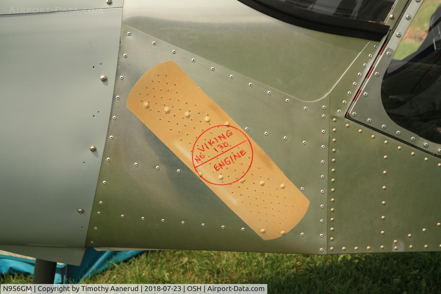 N956GM, 2017 Zenith CH-750 Cruzer C/N C75-10359, 2017 ZENITH AIRCRAFT CO CH750 CRUZER, c/n: C75-10359.  The original FAA registration lists the engine type as Viking 130 GDI, a Honda Fit conversion.  But the current cowling is for a UL Power engine.  Probably the 350i