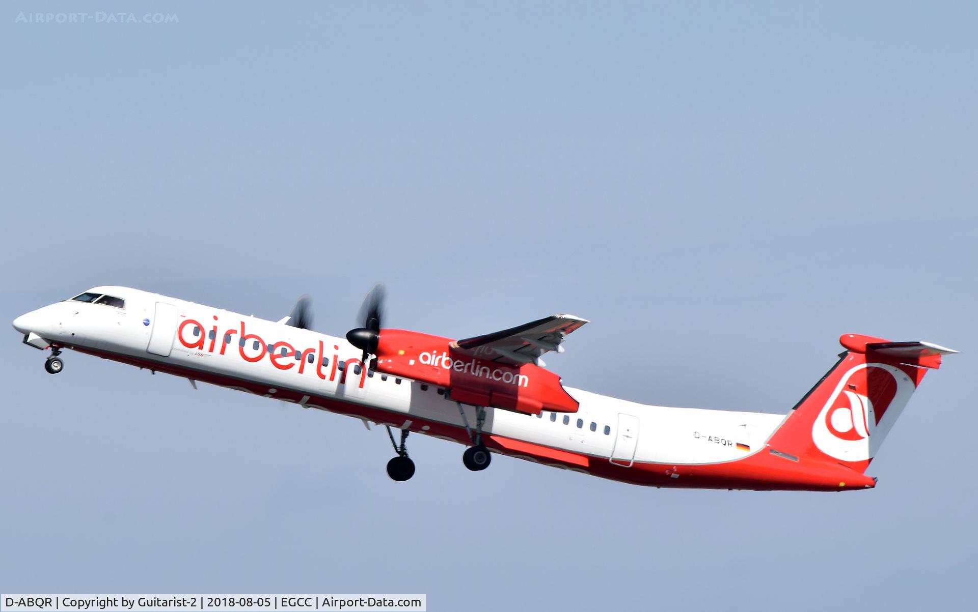 D-ABQR, 2016 De Havilland Canada DHC-8-402 Dash 8 Dash 8 C/N 4538, At Manchester