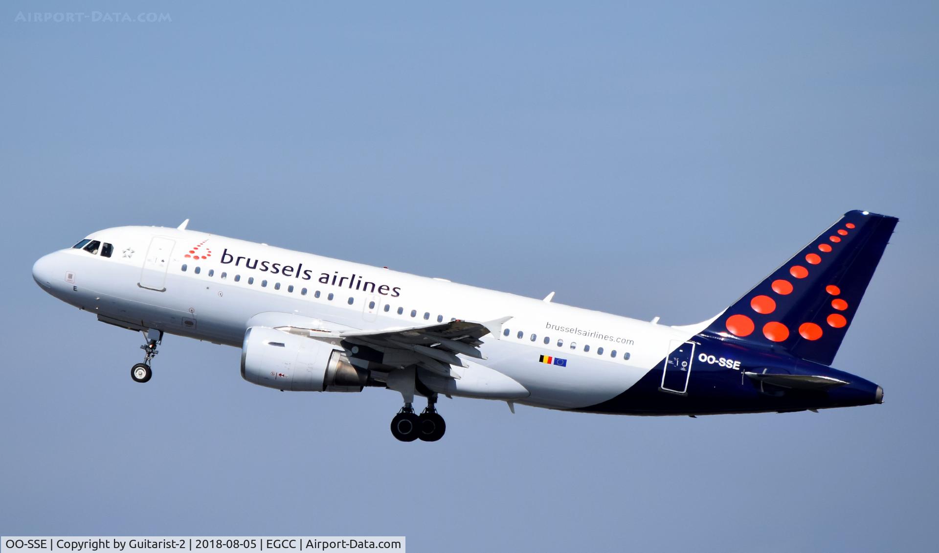 OO-SSE, 2006 Airbus A319-111 C/N 2700, At Manchester