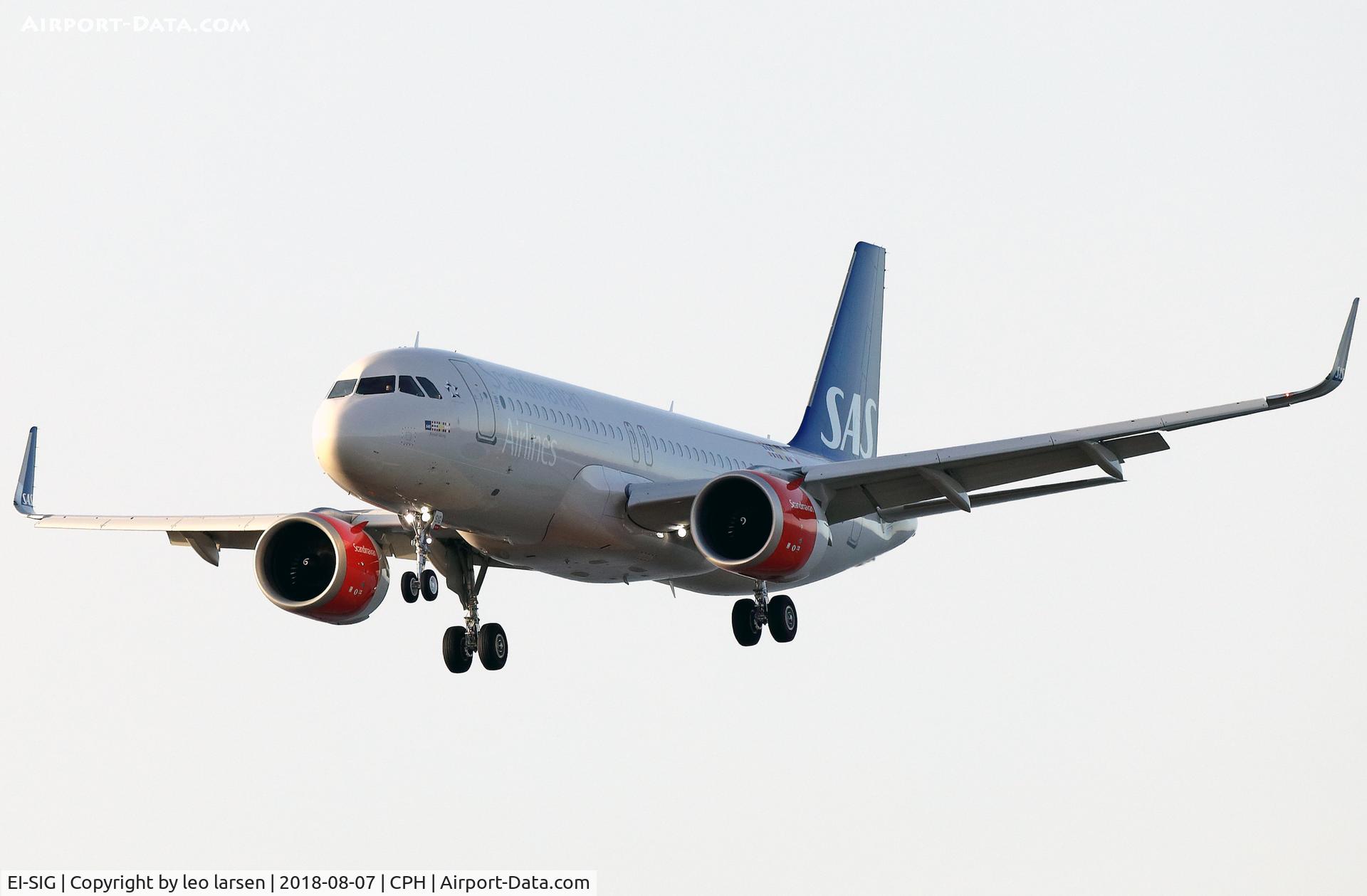 EI-SIG, 2018 Airbus A320-251N C/N 8333, Copenhagen 7.8.2018