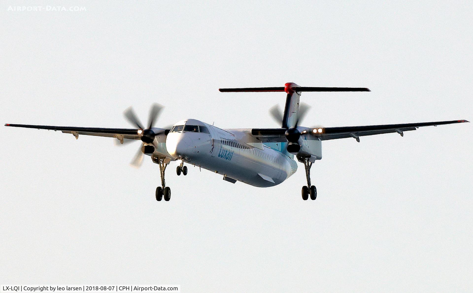 LX-LQI, 2016 Bombardier DHC-8-402Q Dash 8 Dash 8 C/N 4534, Copenhagen 7.8.2018