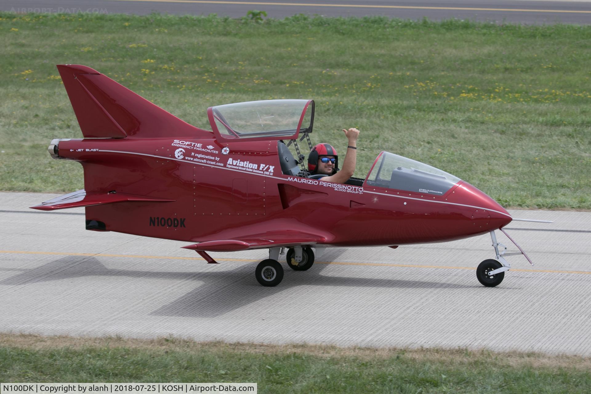 N100DK, 2012 Bede BD-5J C/N 001, Taxiing at Airventure 2018