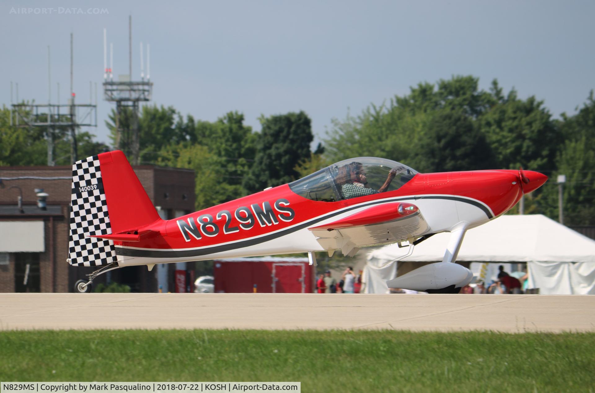 N829MS, 2017 Vans RV-14 C/N 140039, Vans RV-14