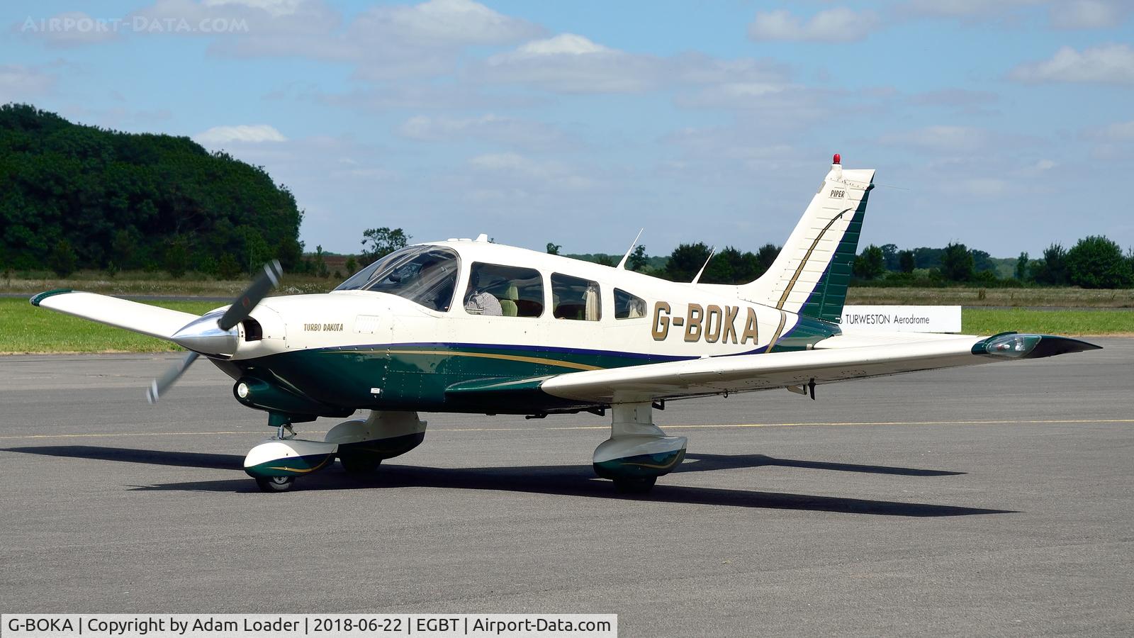 G-BOKA, 1979 Piper PA-28-201T Turbo Dakota C/N 28-7921076, 