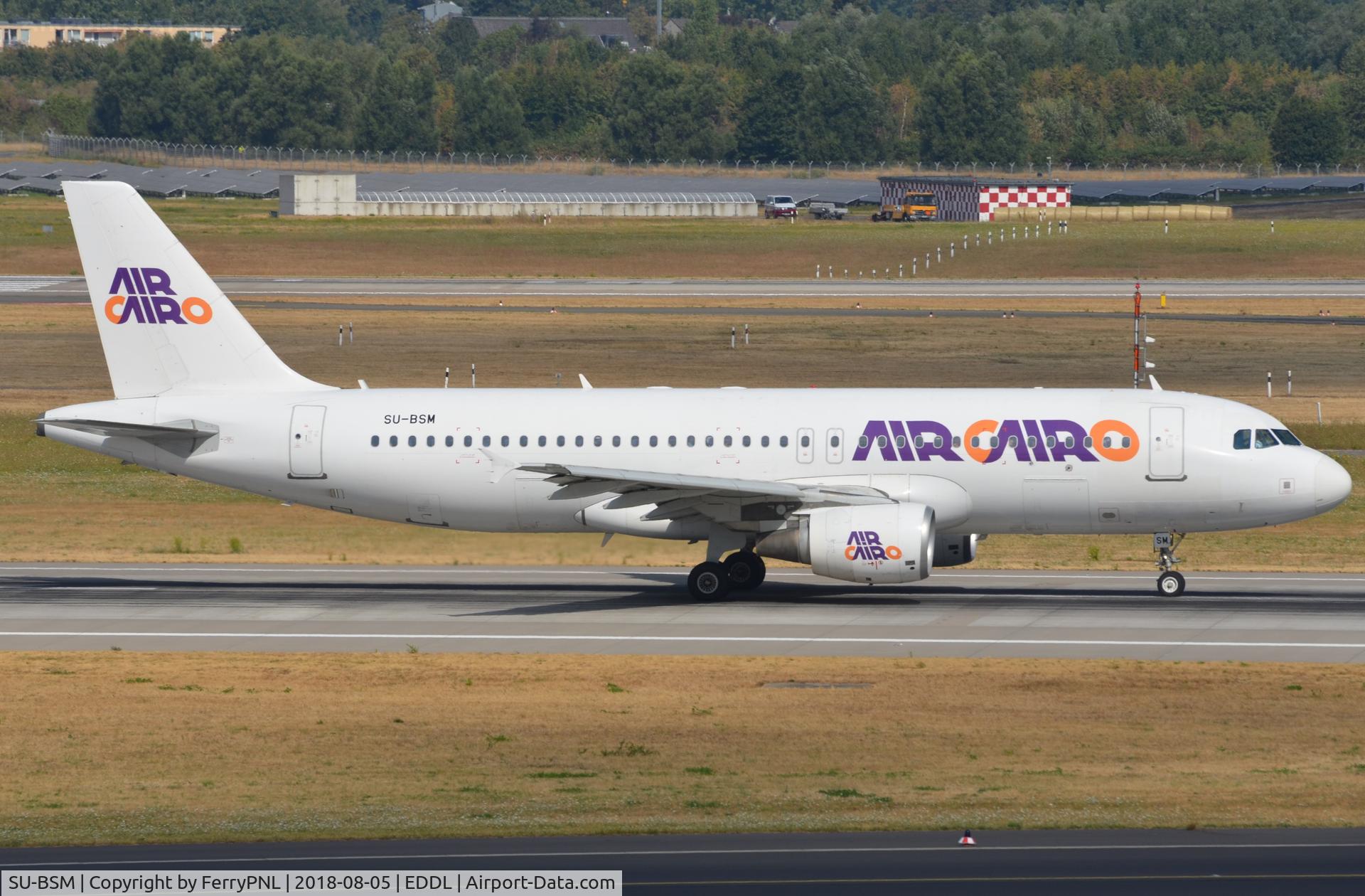 SU-BSM, 2008 Airbus A320-214 C/N 3626, Air Cairo A320 departing DUS