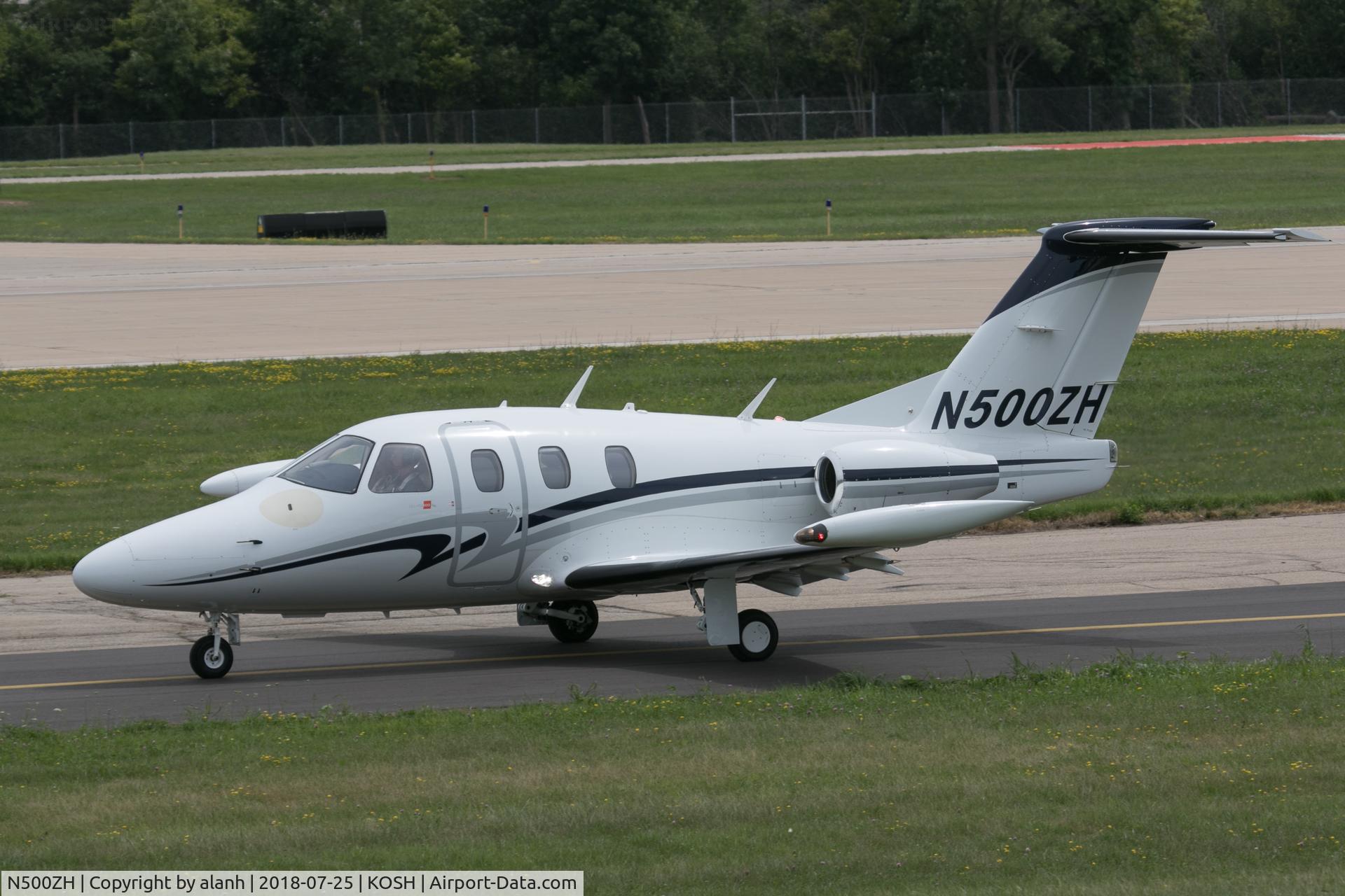 N500ZH, 2008 Eclipse Aviation Corp EA500 C/N 000158, At AirVenture 2018