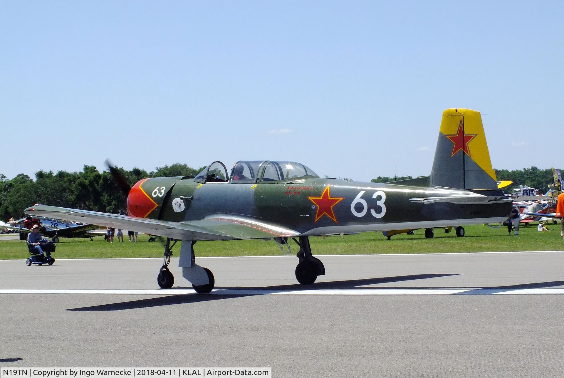 N19TN, 1967 Nanchang CJ-6A C/N 2532045, Nanchang CJ-6A at 2018 Sun 'n Fun, Lakeland FL