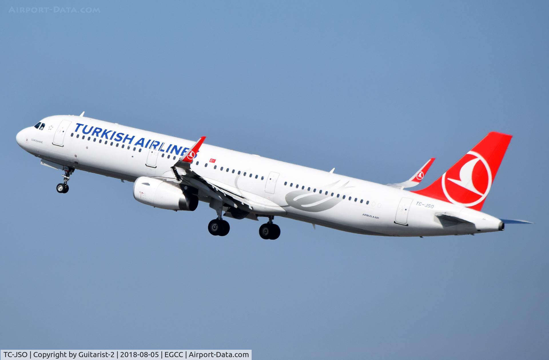 TC-JSO, 2015 Airbus A321-231 C/N 6563, At Manchester