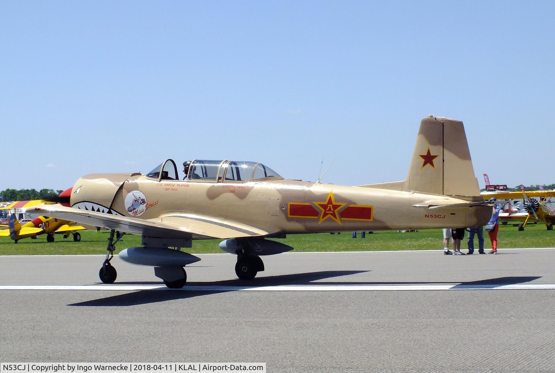 N53CJ, 1972 Nanchang CJ-6A C/N 2432062, Nanchang CJ-6A at 2018 Sun 'n Fun, Lakeland FL
