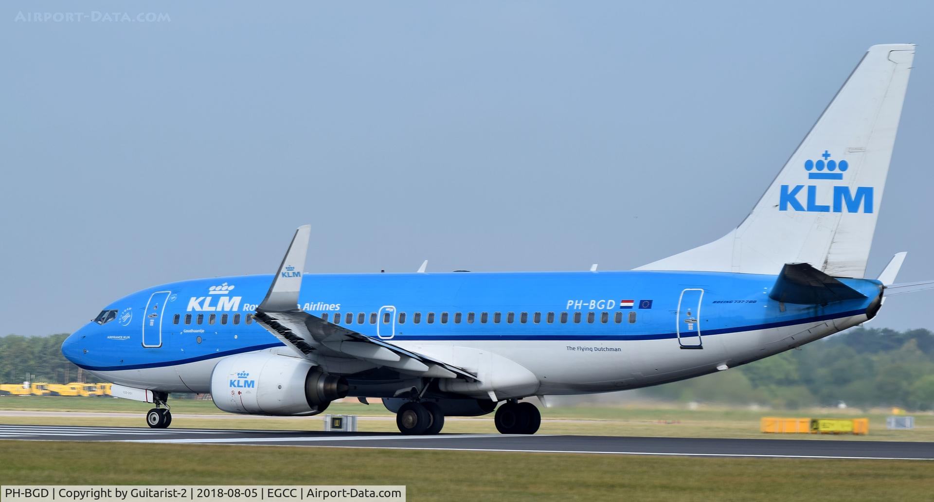 PH-BGD, 2008 Boeing 737-7K2 C/N 30366, At Manchester
