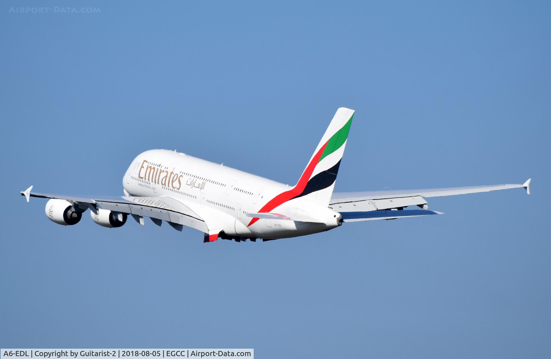 A6-EDL, 2010 Airbus A380-861 C/N 046, At Manchester