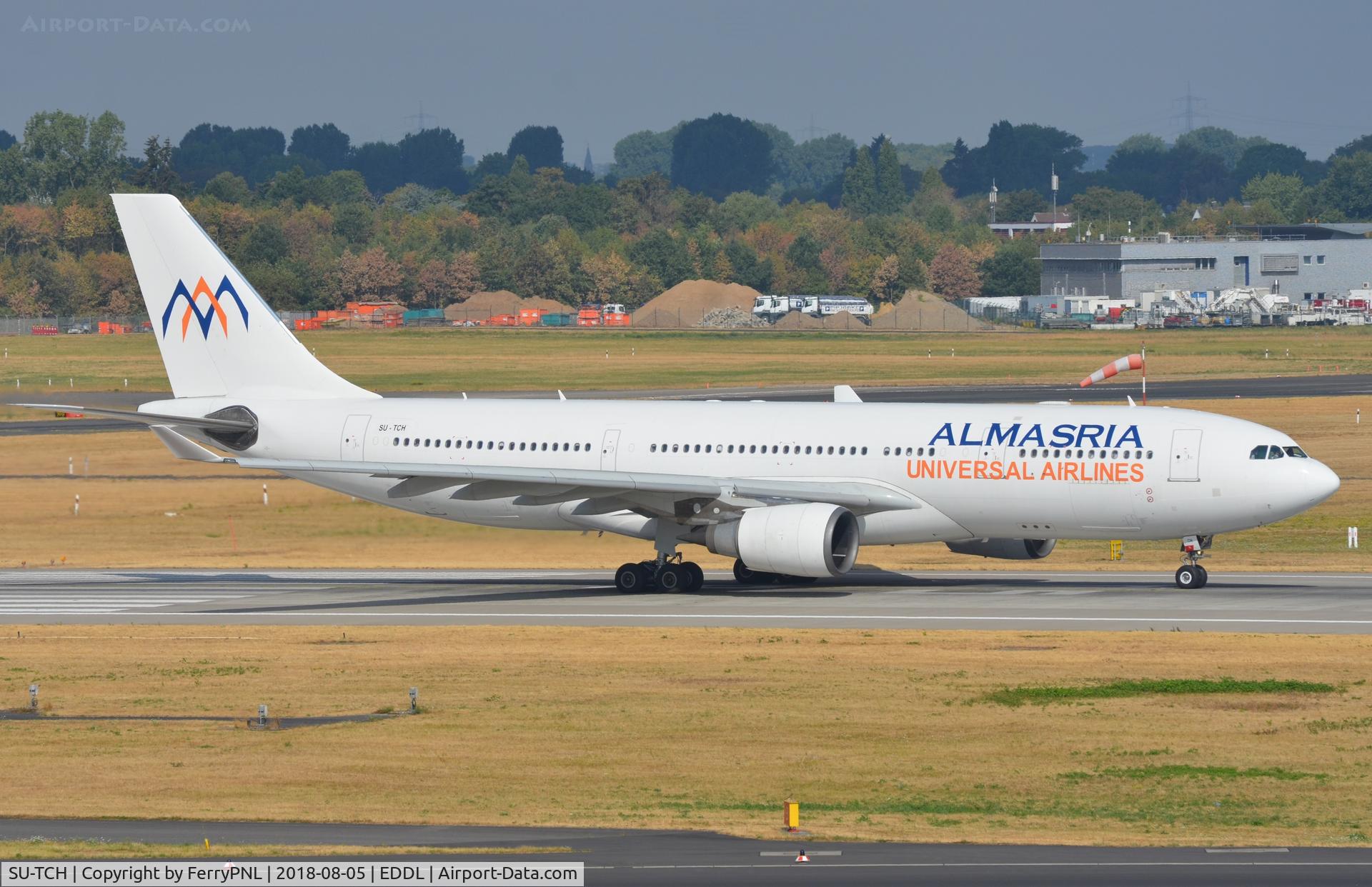 SU-TCH, 2005 Airbus A330-203 C/N 661, Almasria A332 taking off from DUS