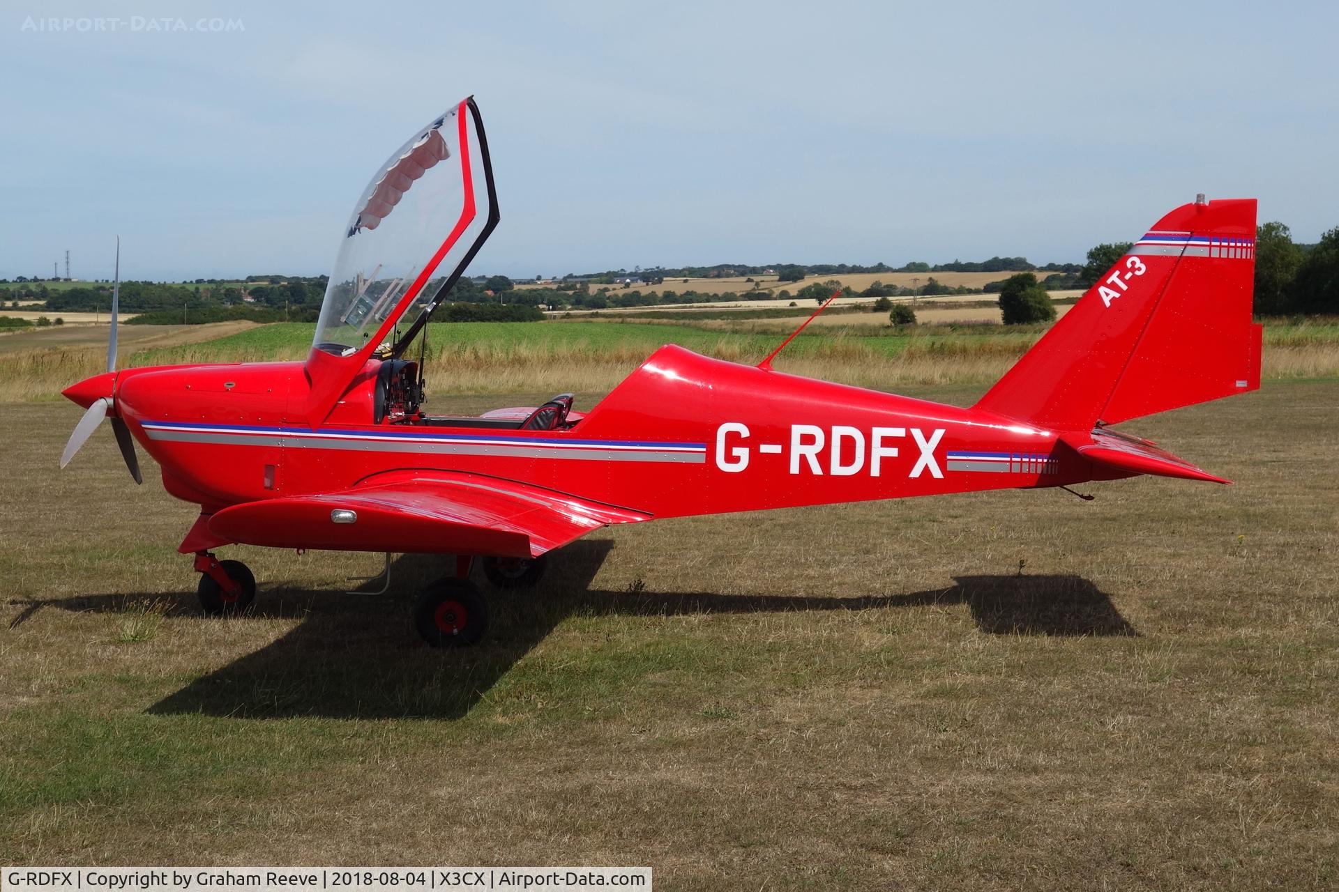 G-RDFX, 2015 Aero AT-3 C/N PFA 327-14295, Parked at Northrepps.