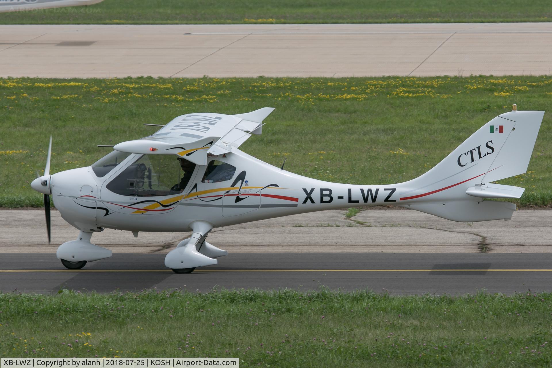 XB-LWZ, Flight Design CTLS C/N Not found XB-LWZ, At AirVenture 2018 - some journey!