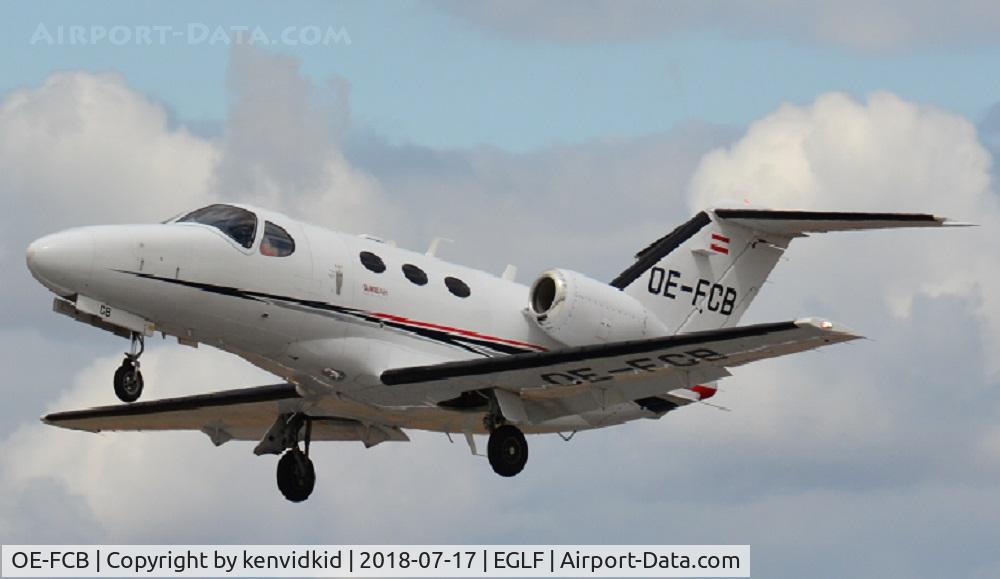 OE-FCB, 2008 Cessna 510 Citation Mustang Citation Mustang C/N 510-0044, Departing prior to the flying display.