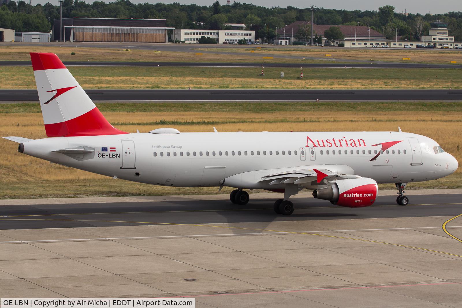 OE-LBN, 1997 Airbus A320-214 C/N 768, Austrian Airlines