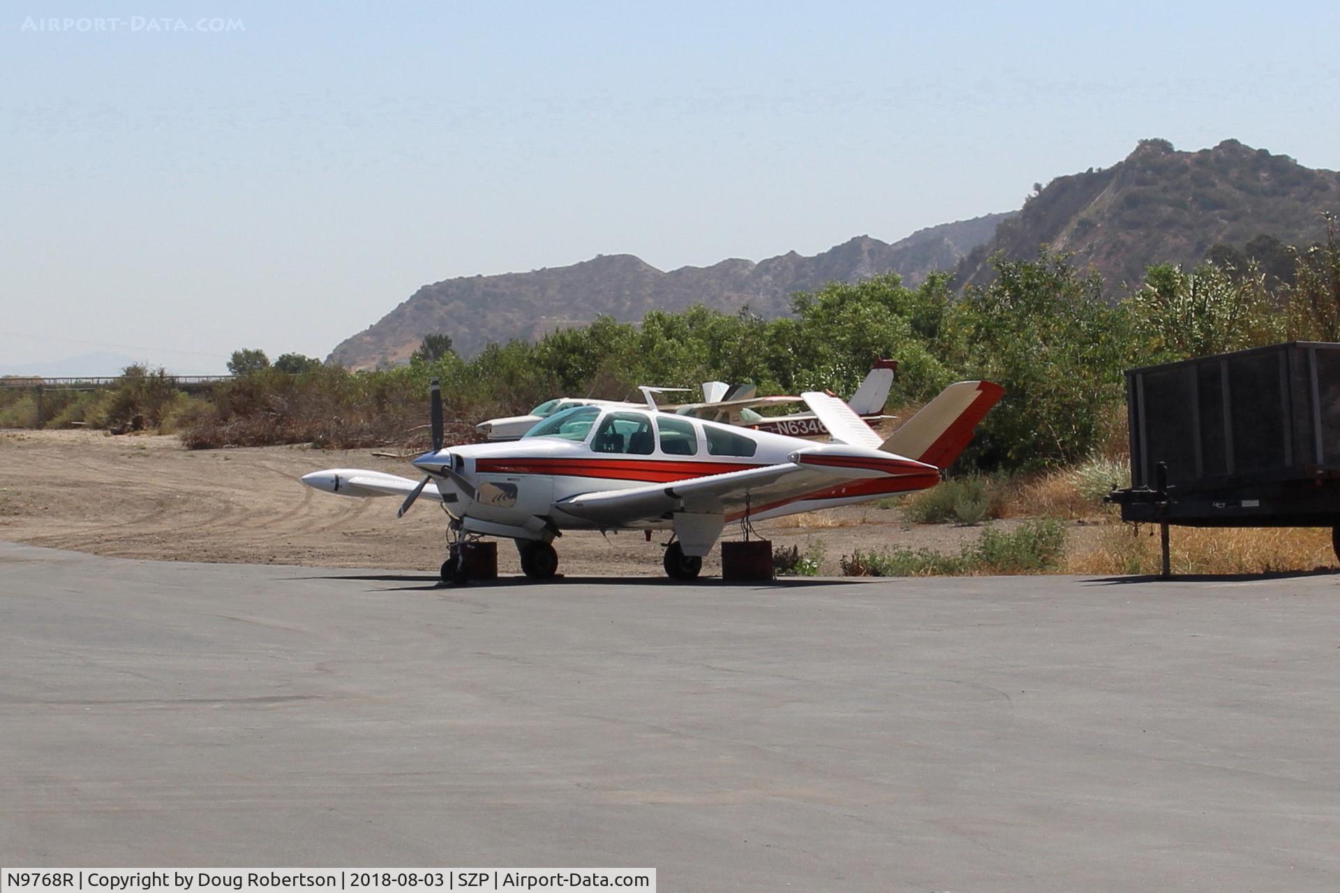N9768R, 1959 Beech M35 Bonanza C/N D-6244, 1959 Beech M35 BONANZA, Continental IO-470 230 Hp, tip tanks