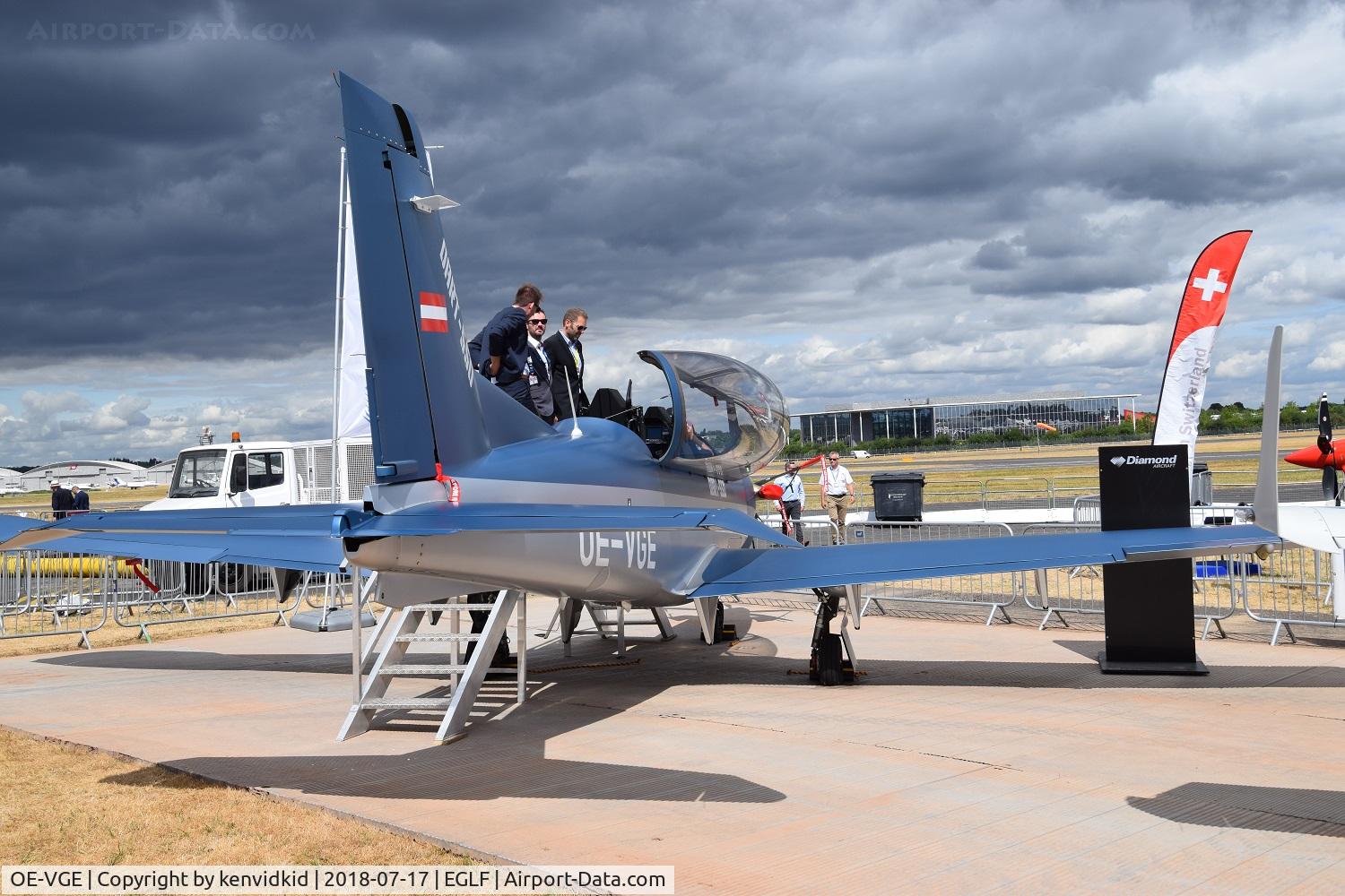 OE-VGE, 2018 Diamond Dart-550 C/N Dart.003, On static display at FIA 2018.