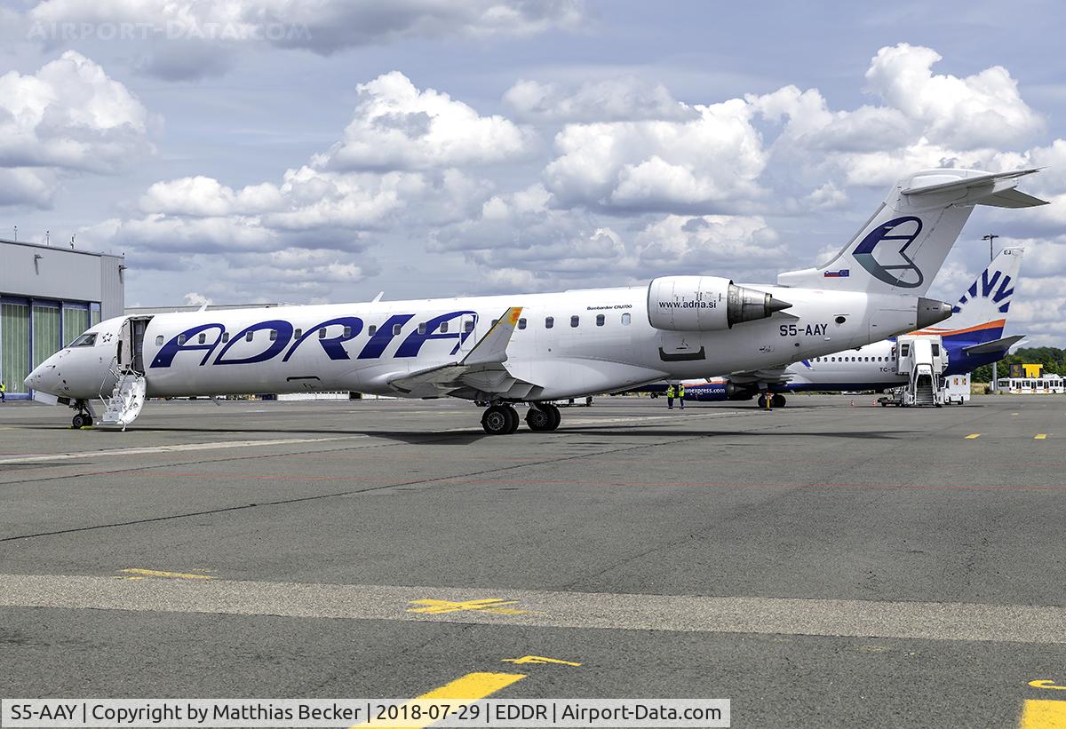 S5-AAY, 2003 Bombardier CRJ-701ER (CL-600-2C10) Regional Jet C/N 10080, S5-AAY