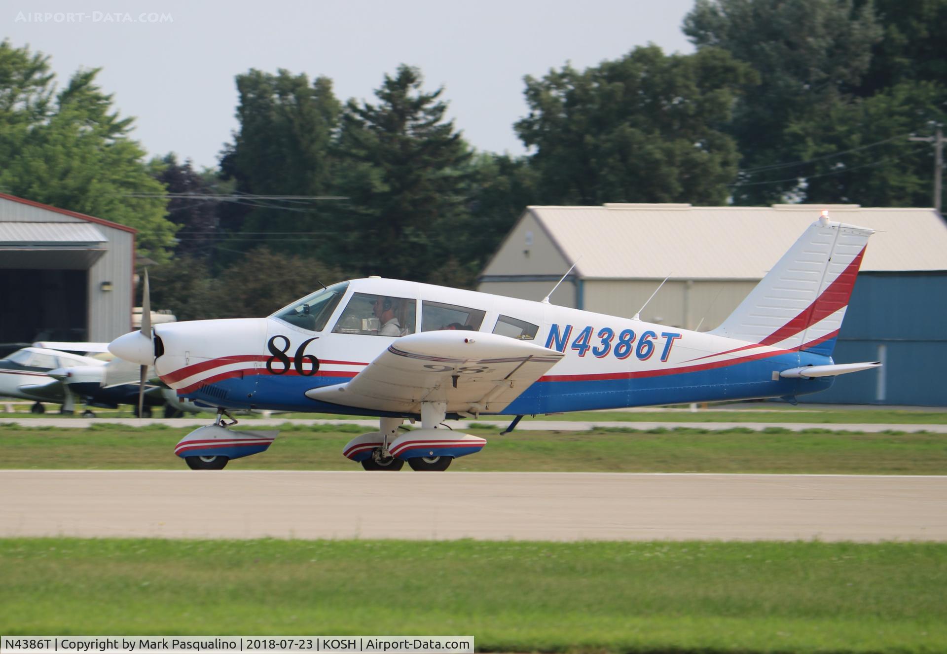 N4386T, 1971 Piper PA-28-180 Cherokee C/N 28-7105221, Piper PA-28-180
